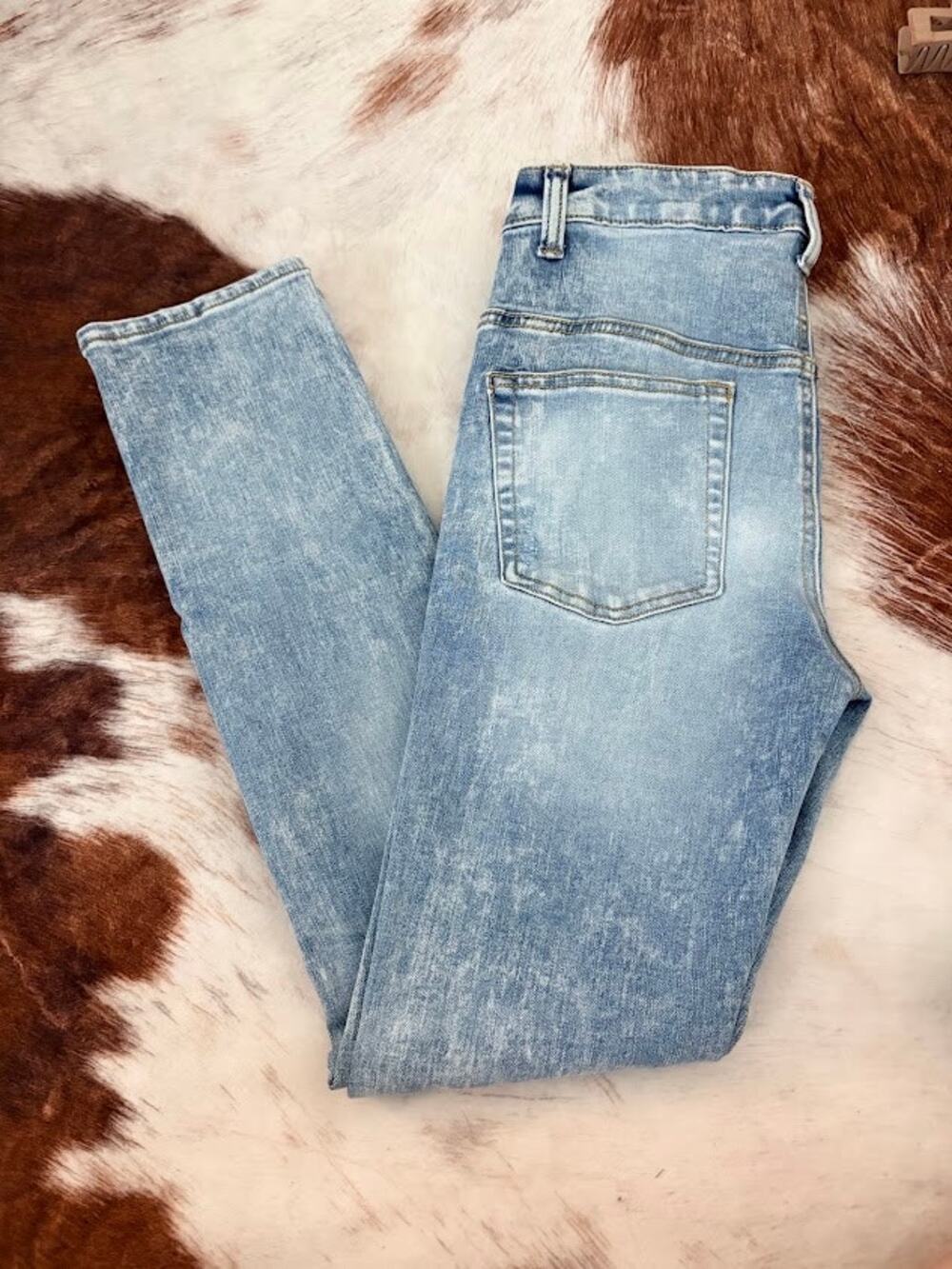 No Boundaries slim Straight Leg Jeans Men's 28x30 Blue Denim Pants